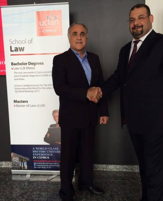 Mr. Walid Jumaa paid a visit to the University of Central Lancashire (UCLan) Cyprus campus