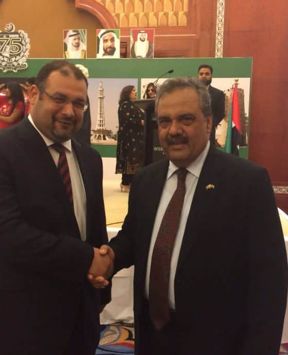 Managing partner of United Advocates was invited by the Ambassador of Pakistan to UAE