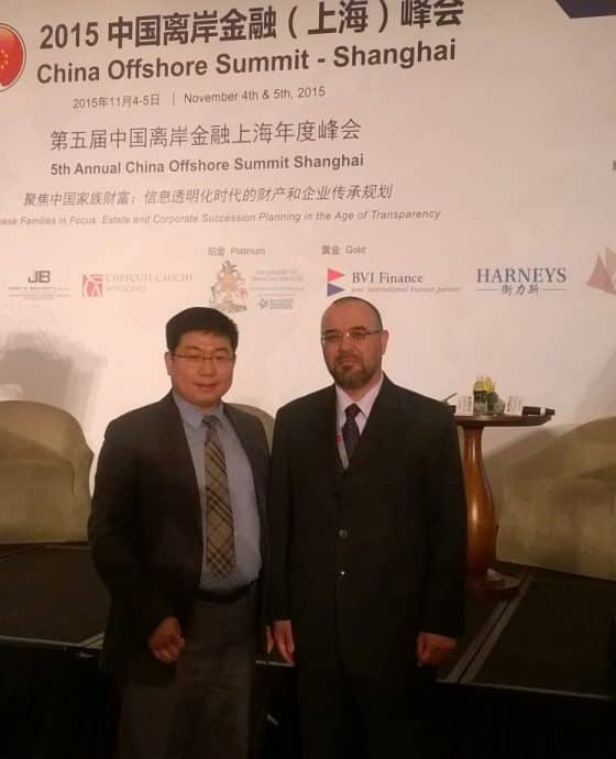 Mr. Alzari attended the 2015 China Offshore Summit in Shanghai.